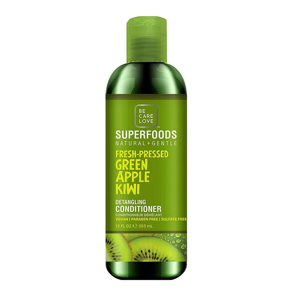 Be Care Love Superfoods Fresh Pressed Green Apple Kiw Detangling Conditioner 355 mL