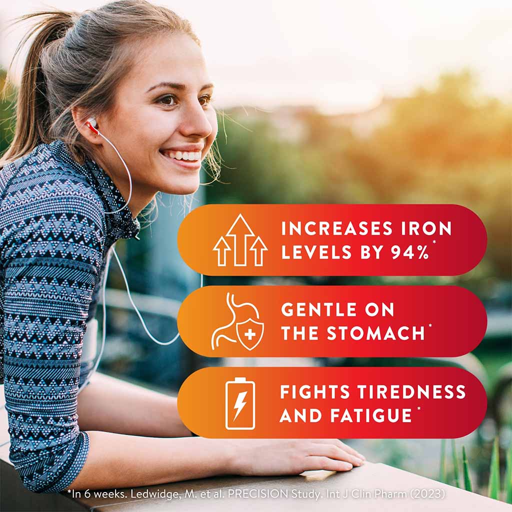 Active Iron 25 mg Hard Gelatin Capsules 30's