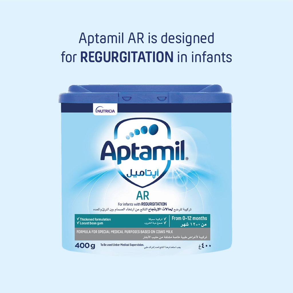 Aptamil AR Anti Regurgitation Infant Milk Formula For 0 To 12 Months 400g