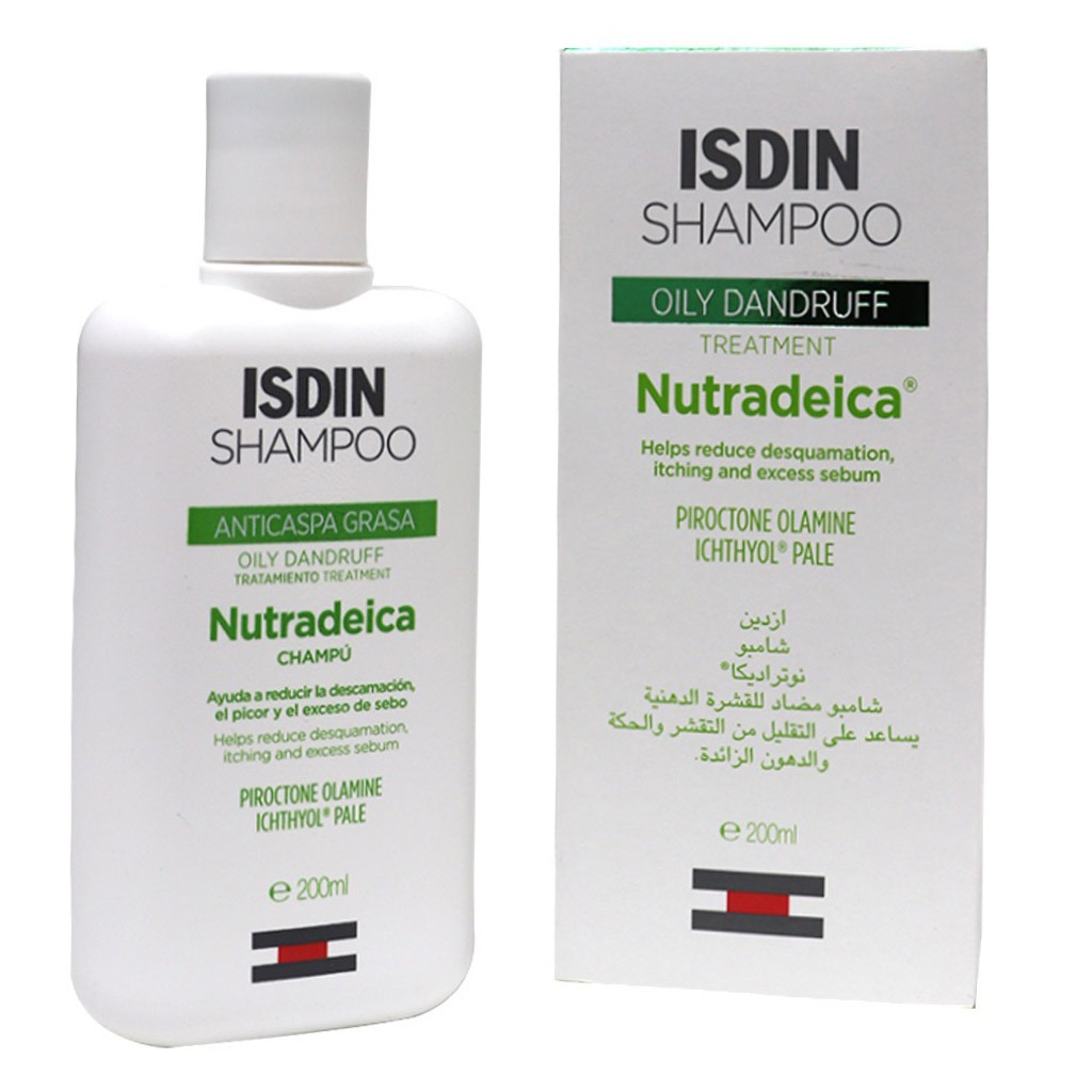 Isdin Nutradeica Oily Anti-Dandruff Treatment Shampoo 200 mL