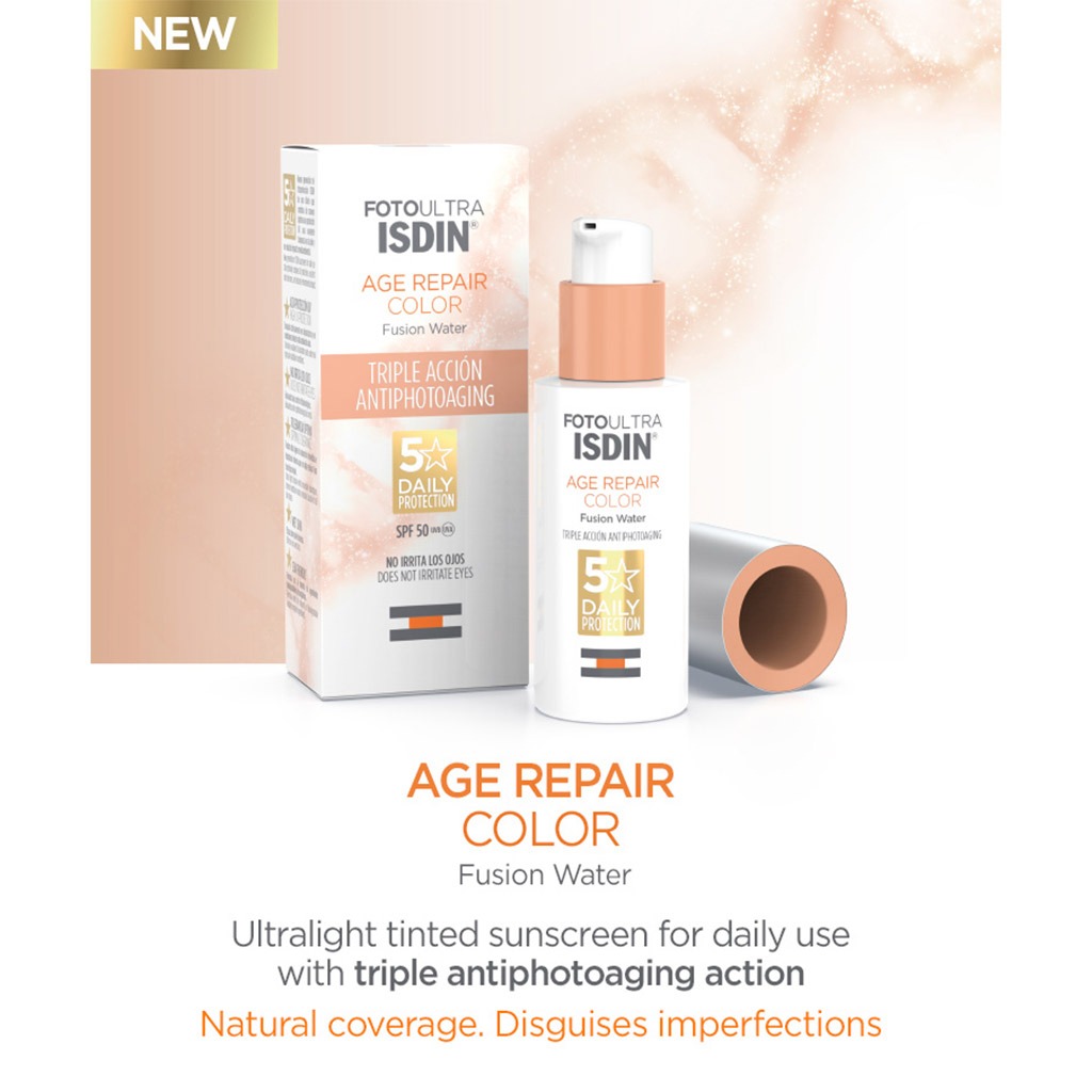 Isdin FotoUltra Age Repair Color SPF50 Fusion Water 50 mL