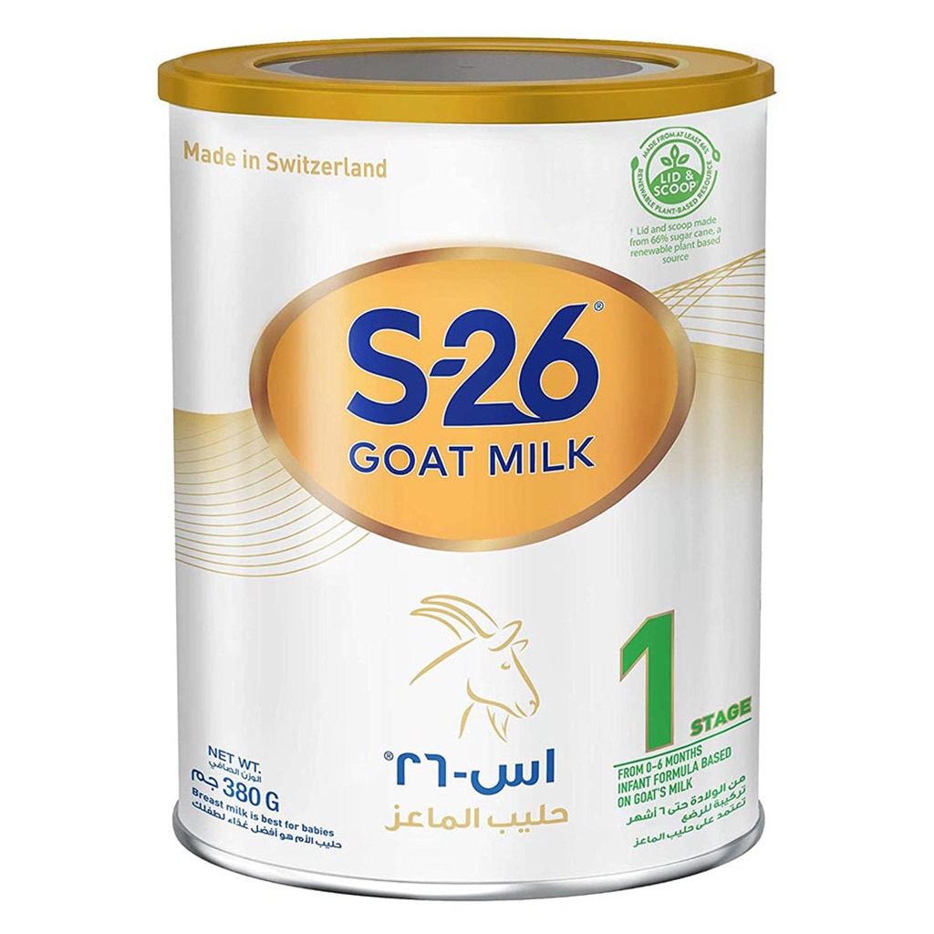 S-26 Goat Milk Stage 1 Baby Milk Formula For 0 To 6 Months 380g