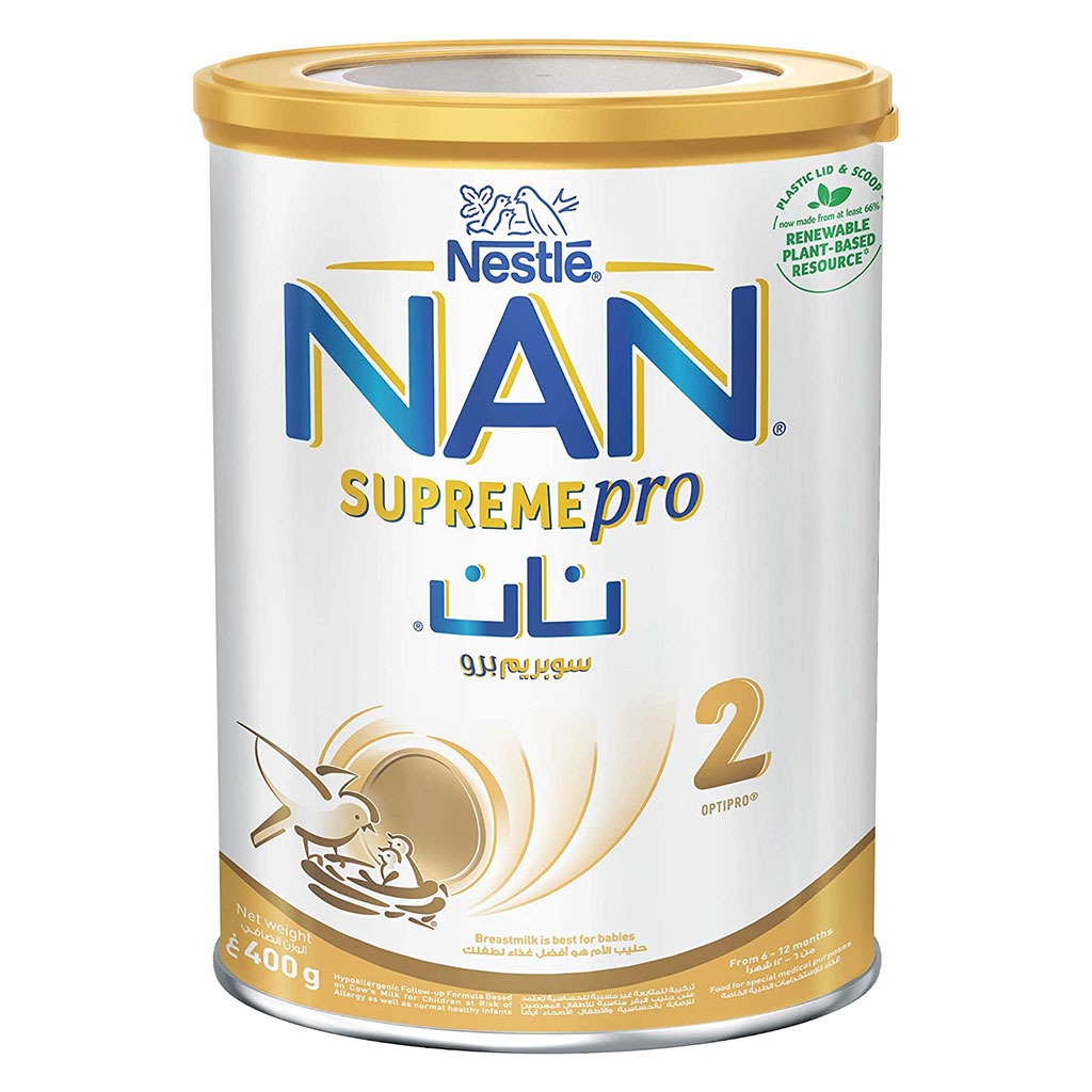 Nestle NAN Supreme Pro Stage 2 Infant Milk Formula For 6 To 12 Months 400g