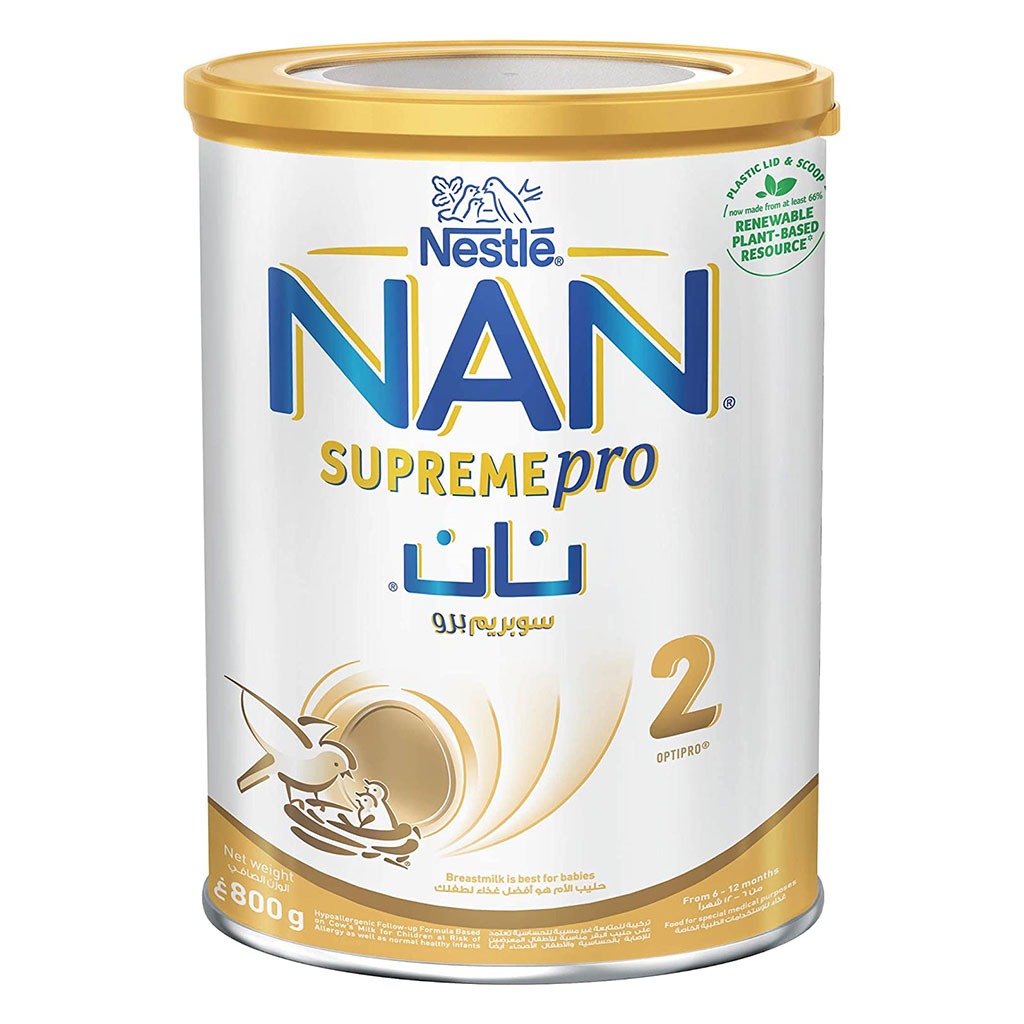 Nestle NAN Supreme Pro Stage 2 Infant Milk Formula For 6 To 12 Months 800g