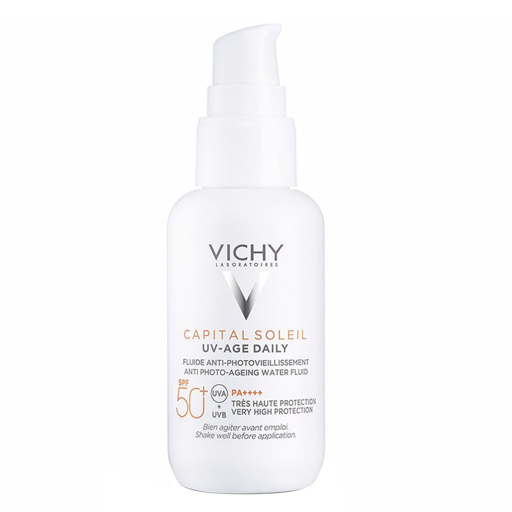 Vichy Capital Soleil UV-Age Daily SPF50+ PA++++ Anti Ageing Fluid Sunscreen With Niacinamide 40ml