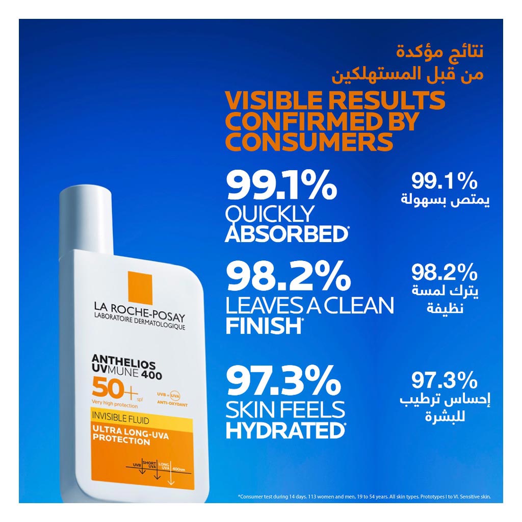 La Roche-Posay Anthelios UVMune 400 Invisible SPF50+ Sunscreen 50ml