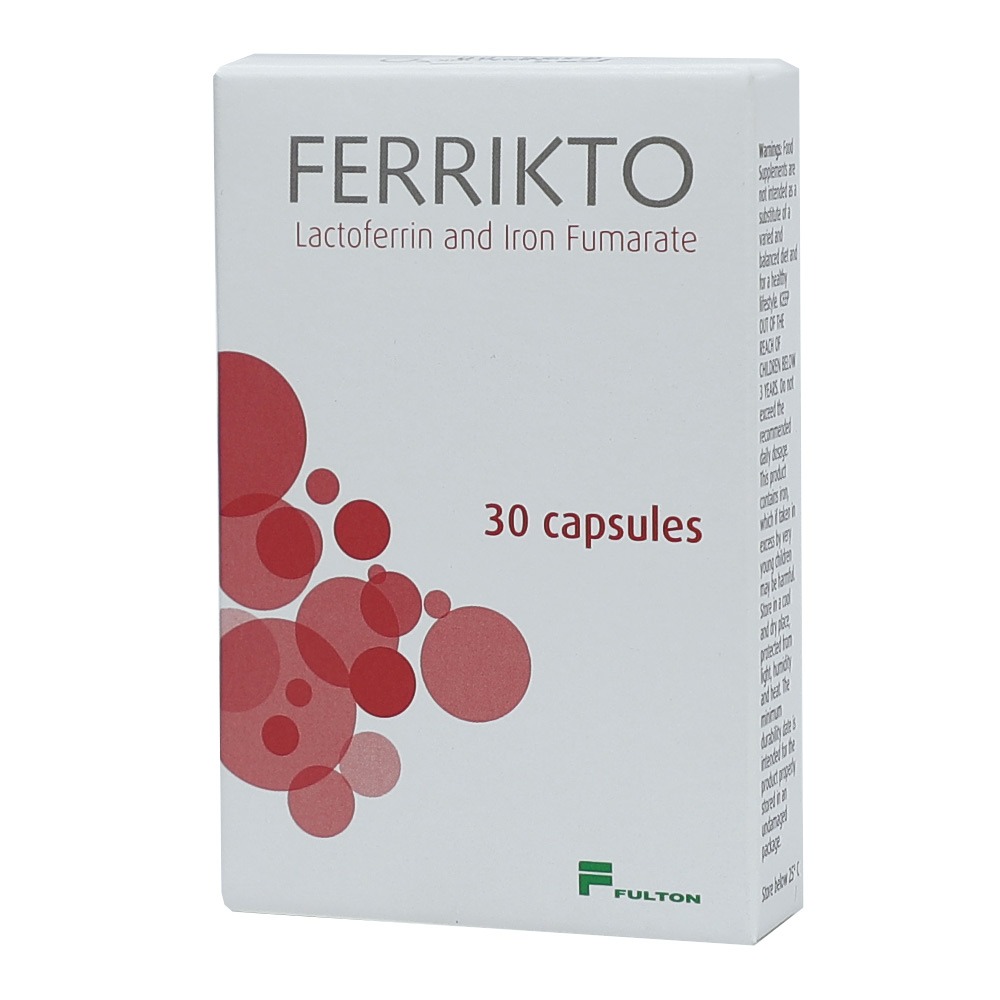Fulton Ferrikto Hard Gelatin Capsules 30's