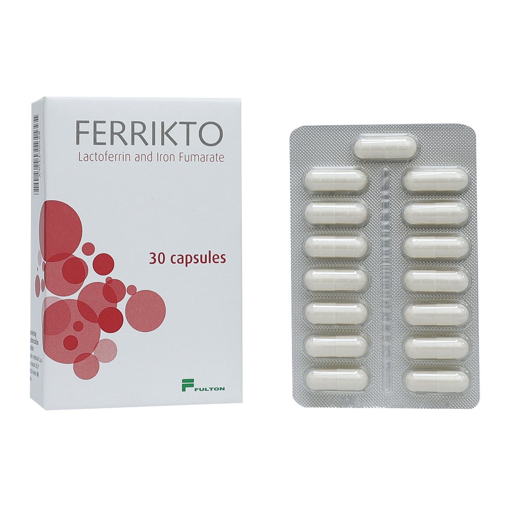Fulton Ferrikto Hard Gelatin Capsules 30's