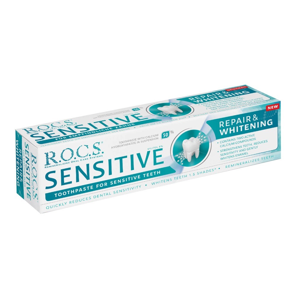 R.O.C.S. Sensitive Repair & Whitening Toothpaste 95g