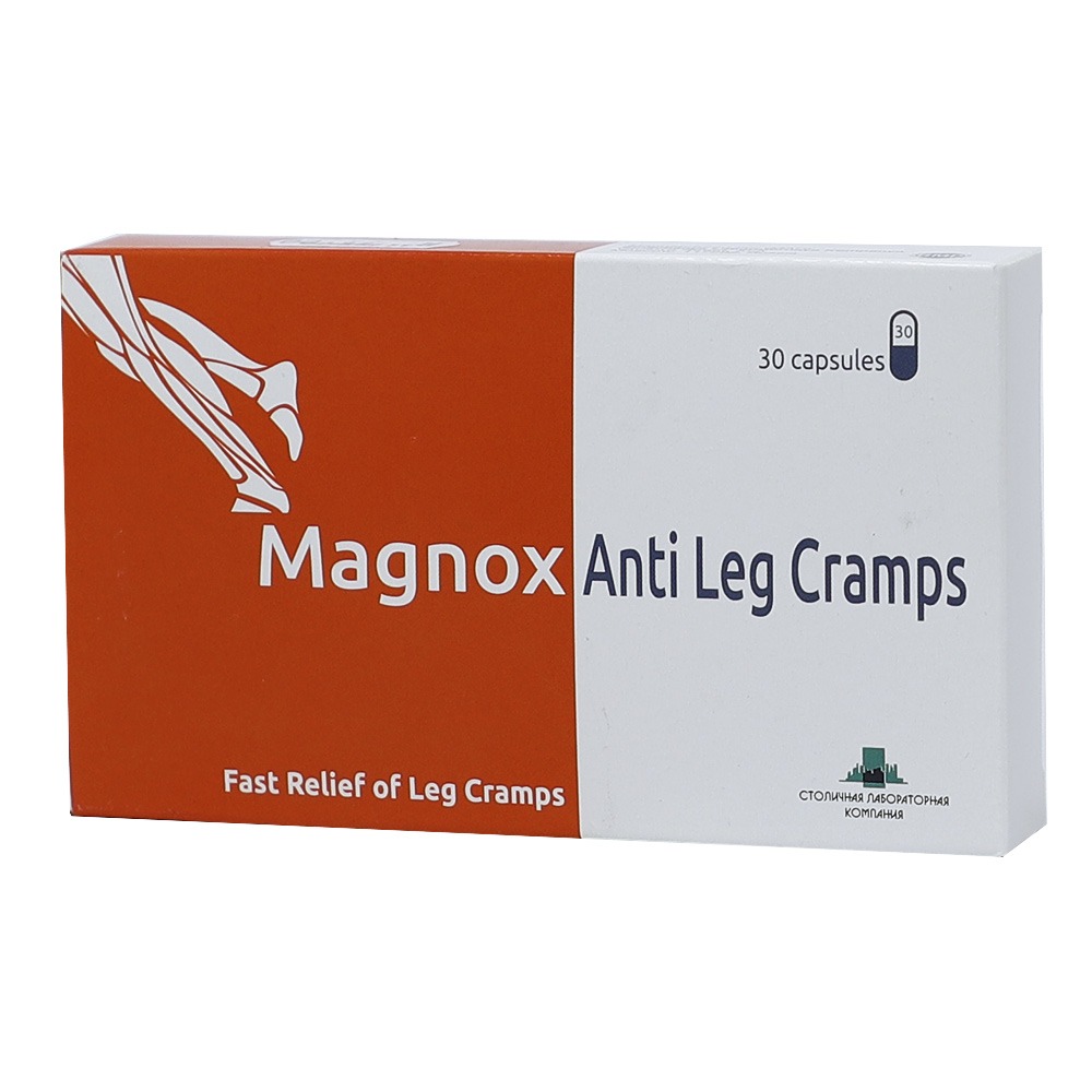 Magnox Anti-Leg Cramps Hard Gelatin Capsules 30's