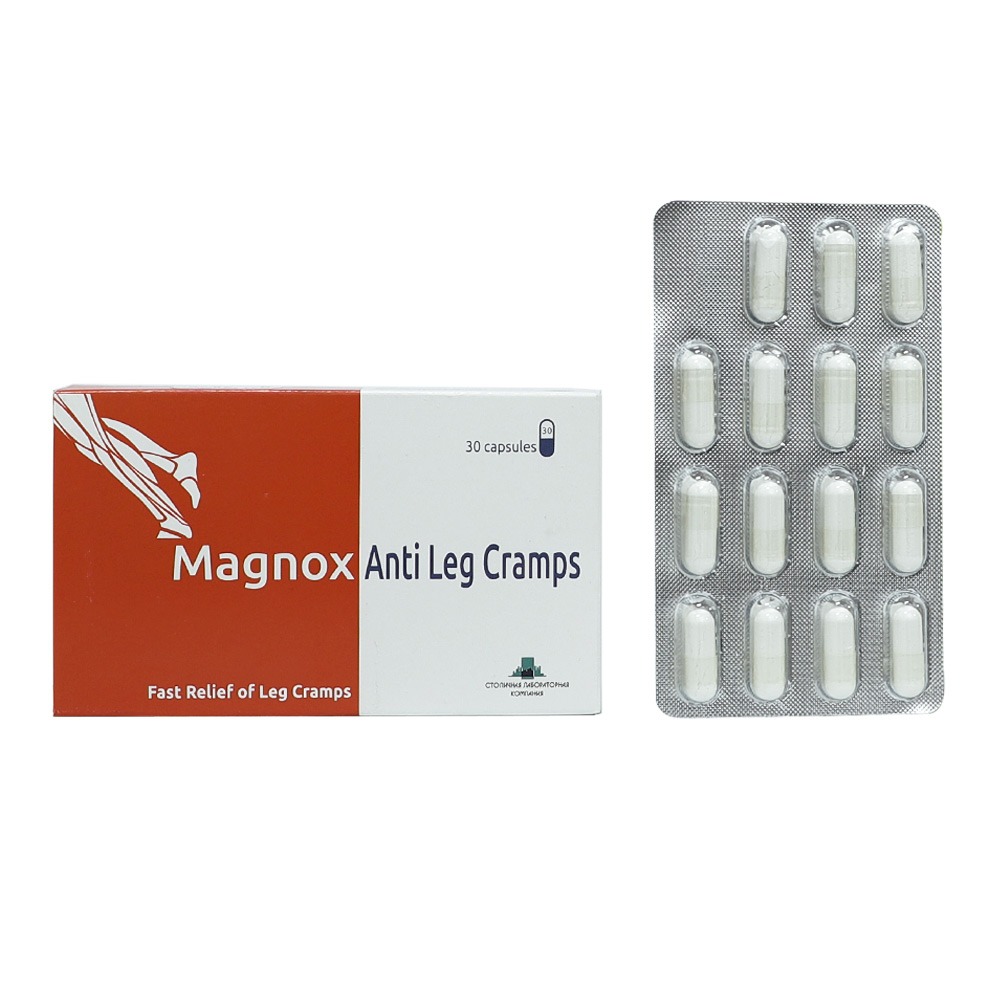 Magnox Anti-Leg Cramps Hard Gelatin Capsules 30's