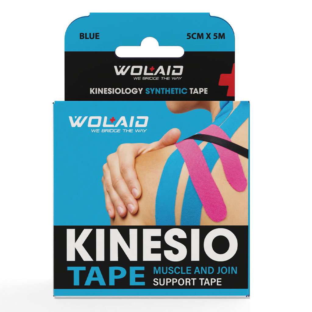 Wolaid Kinesiology Synthetic Tape 5cm For Muscle & Joint Support - Assorted Color, Pack of 1’s 