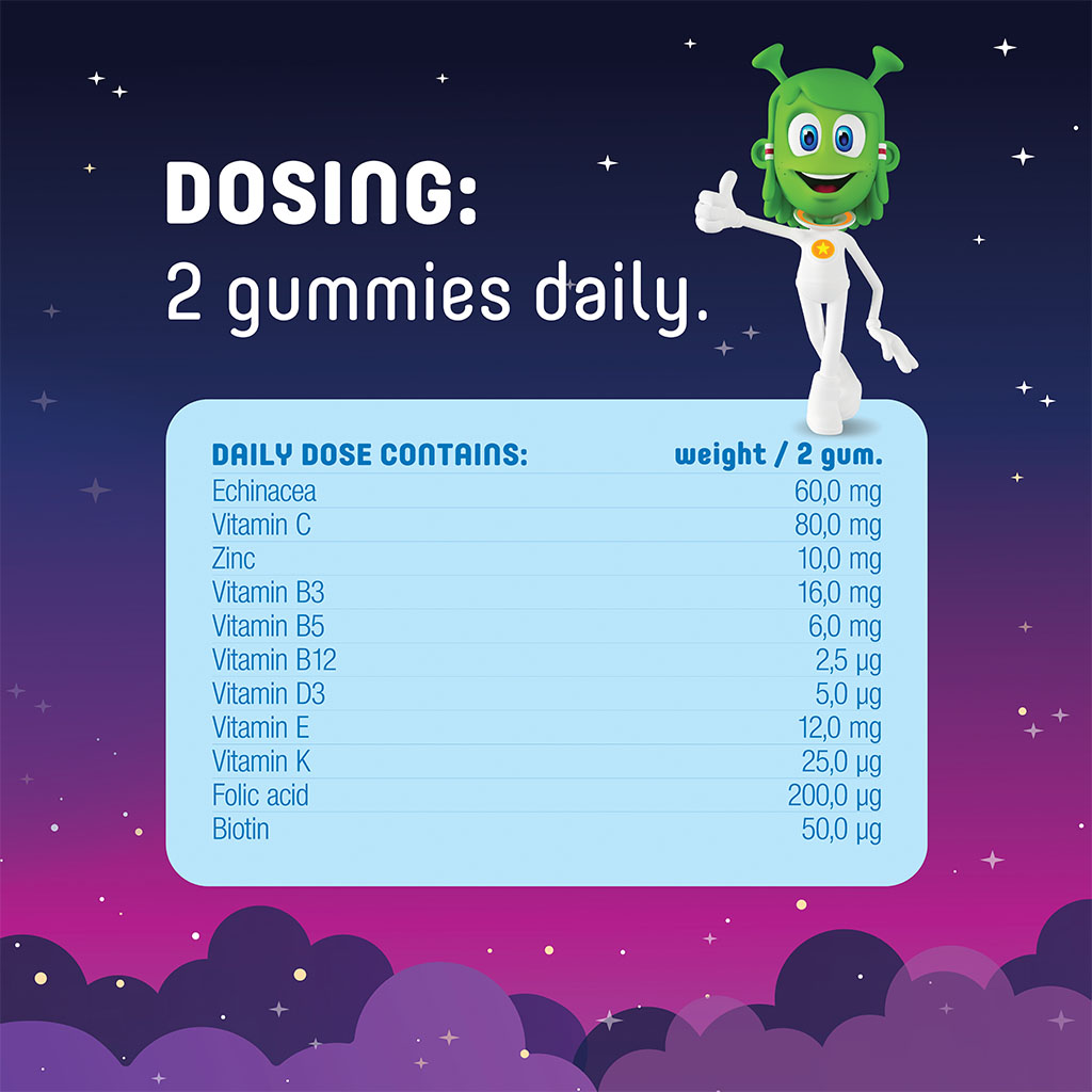 Martians Gummies Echinacea Soft Gummies 60's