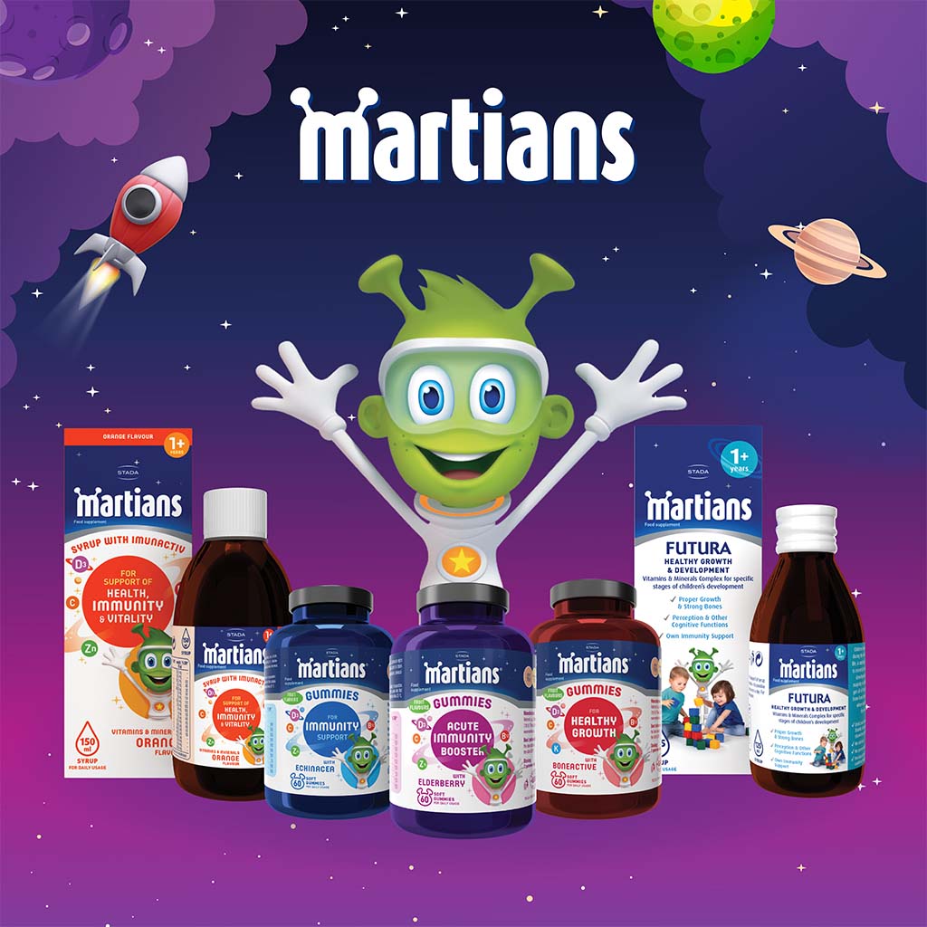 Martians Gummies Echinacea Soft Gummies 60's