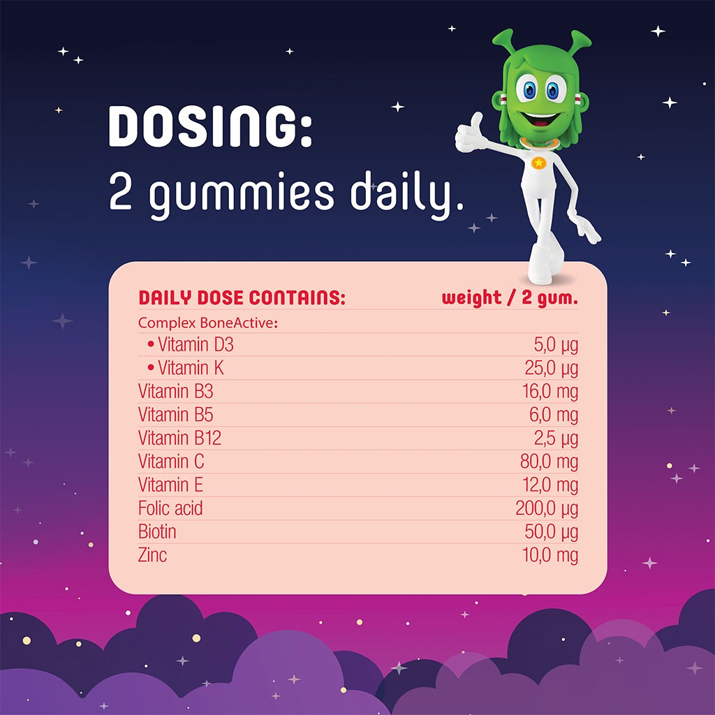 Martians Gummies Bone Active Soft Gummies 60's