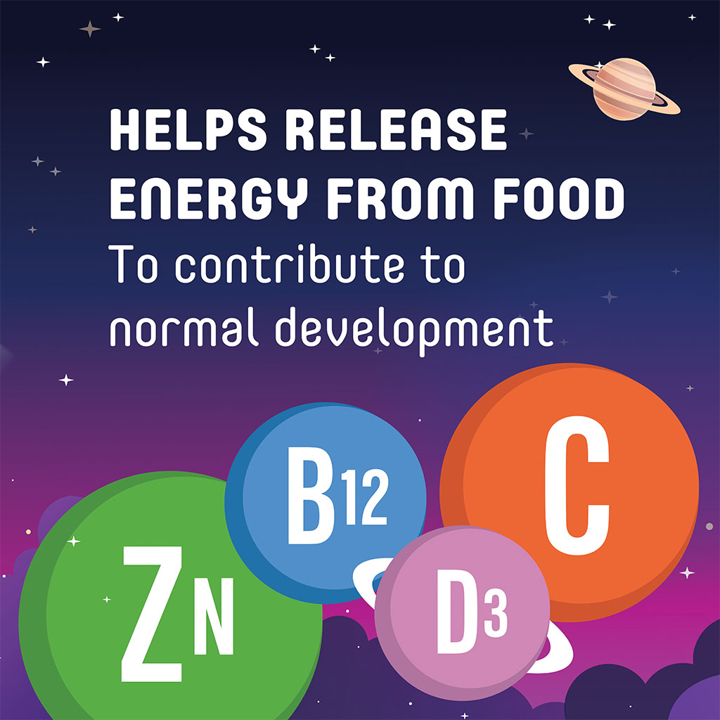 Martians Vitamins and Minerals Syrup with ImunActiv Orange 150 mL