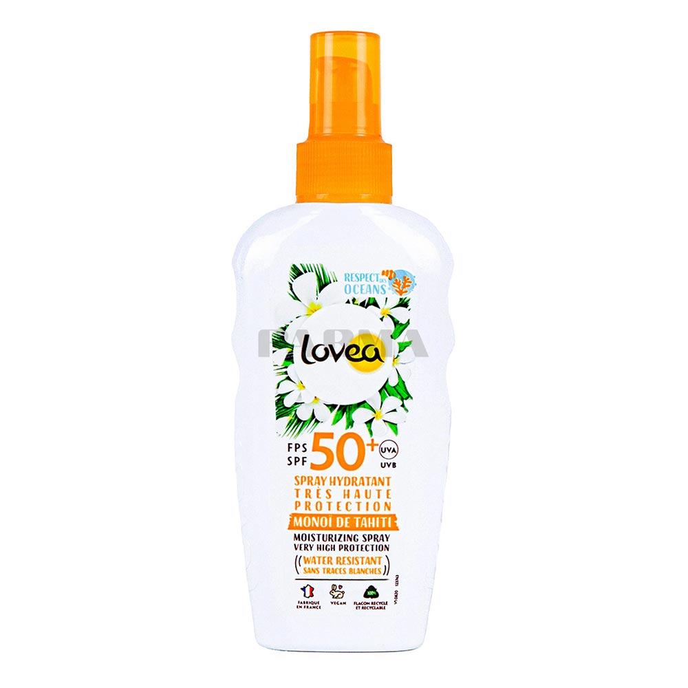 Lovea Monoi de Tahiti SPF50+ Very High Protection Moisturizing Spray 150 mL