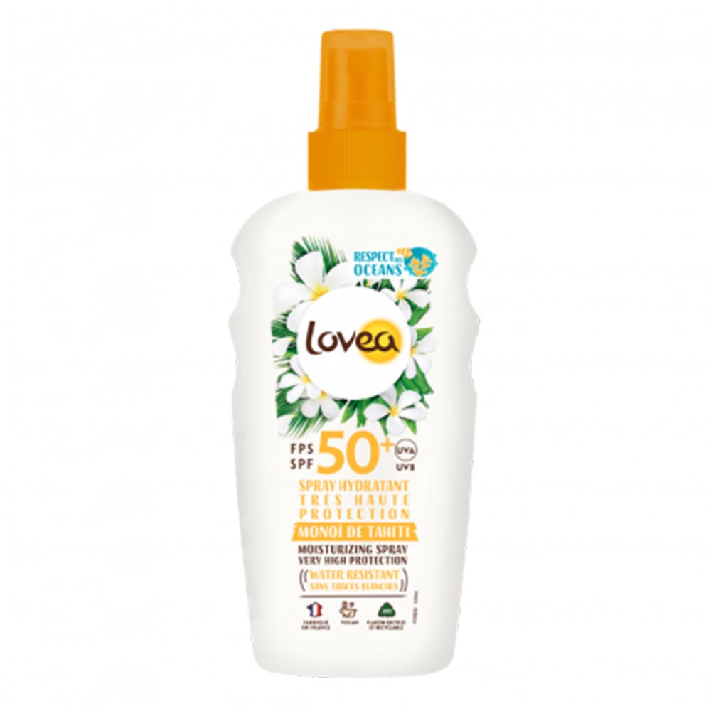 Lovea Monoi de Tahiti SPF50+ Very High Protection Moisturizing Spray 150 mL