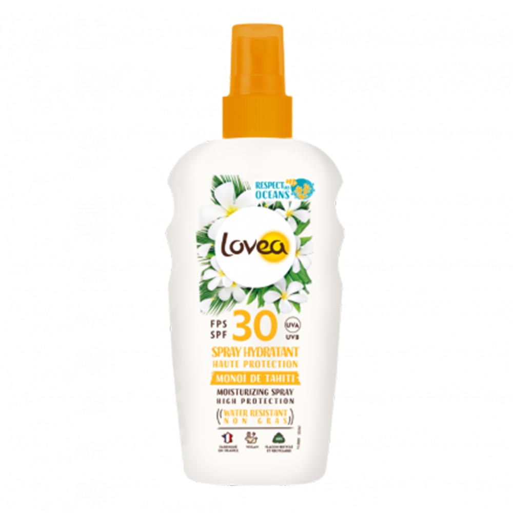 Lovea Monoi de Tahiti SPF 30 High Protection Moisturizing Spray 150 mL