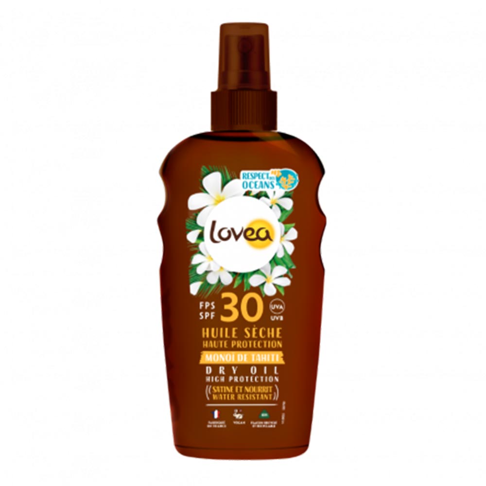 Lovea Monoi de Tahiti SPF 30 High Protection Dry Oil 150 mL