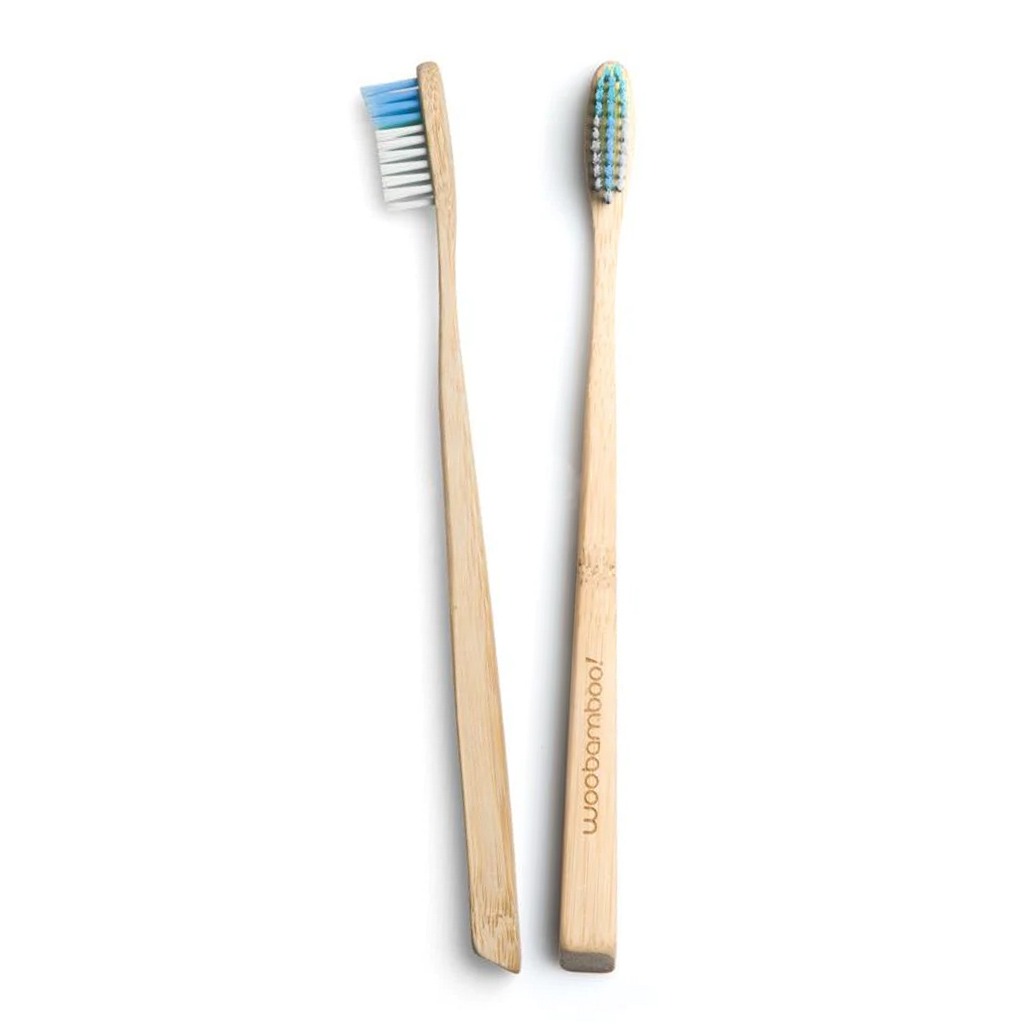 Woobamboo® Zero Waste Packaging Adult Bamboo Medium Toothbrush 1's