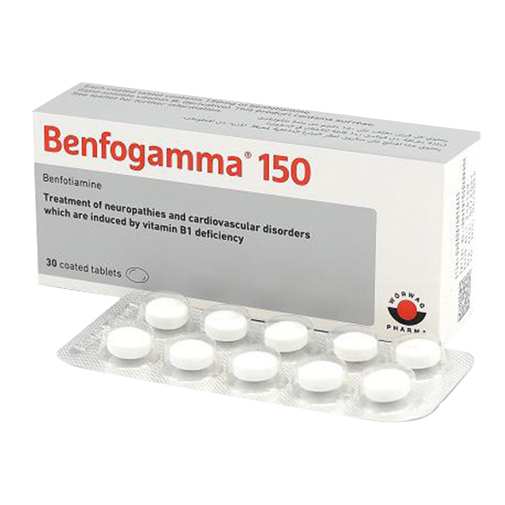 Benfogamma 150 mg Vitamin B1 Coated Tablets 30's