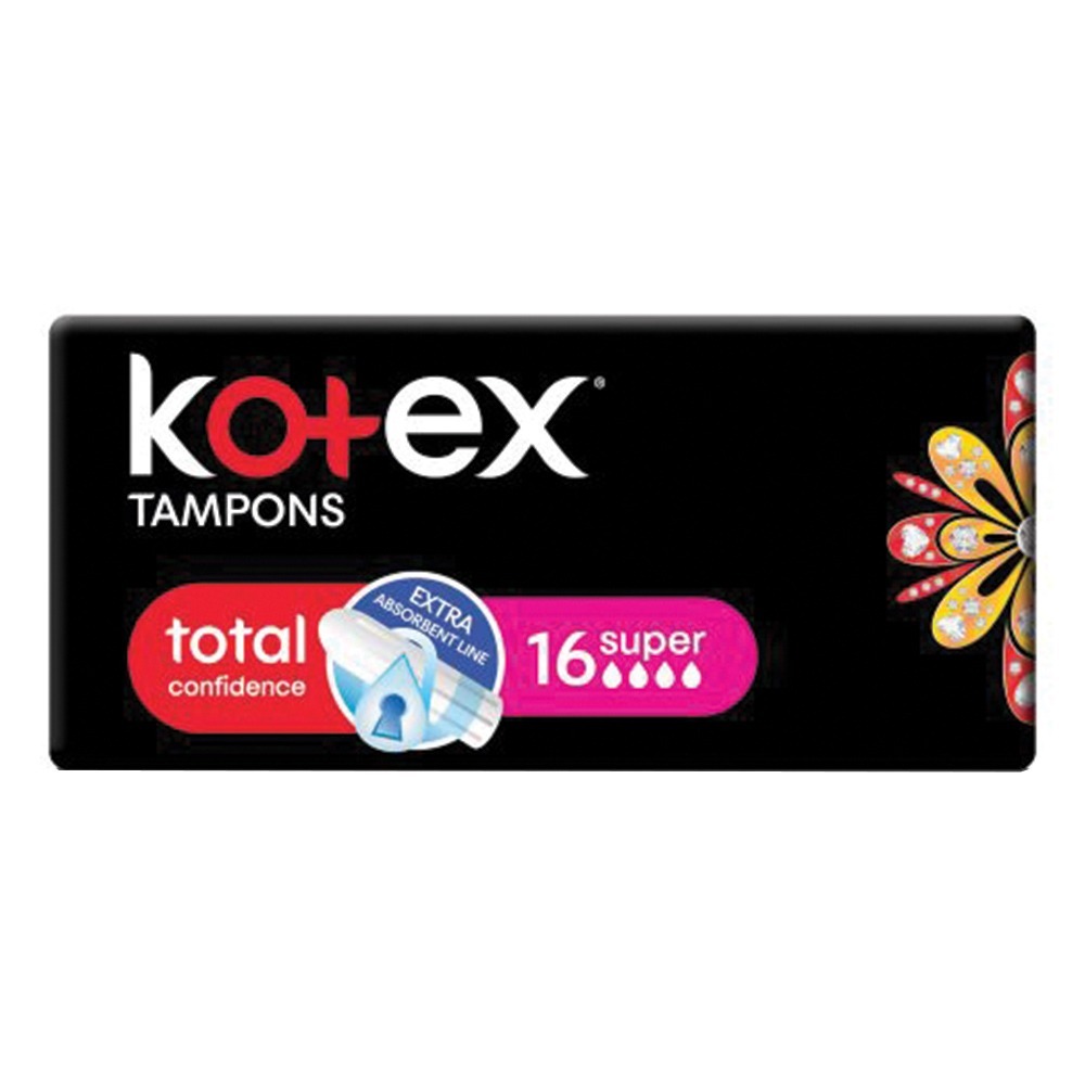 Kotex Total Confidence Tampons Super 16's
