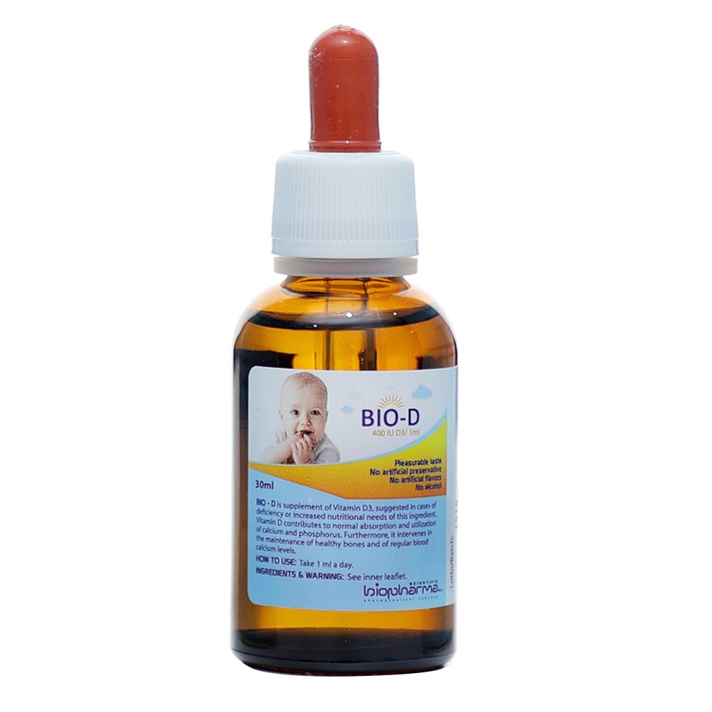 Bio-D Vitamin D3 400 IU/mL Oral Drops 30 mL