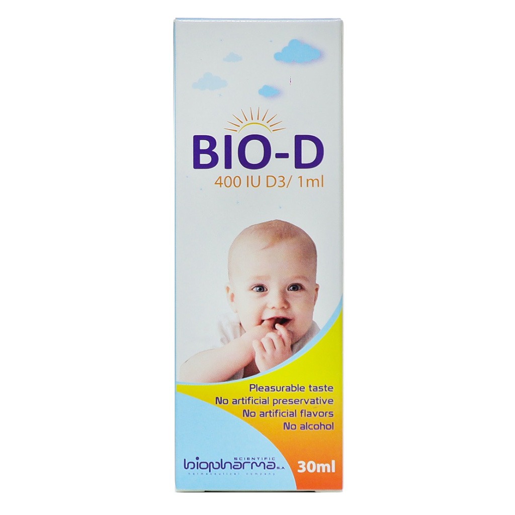 Bio-D Vitamin D3 400 IU/mL Oral Drops 30 mL