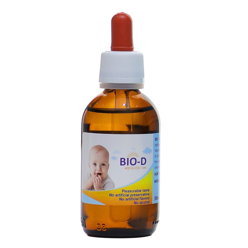 Bio-D Vitamin D3 400 IU/mL Oral Drops 50 mL