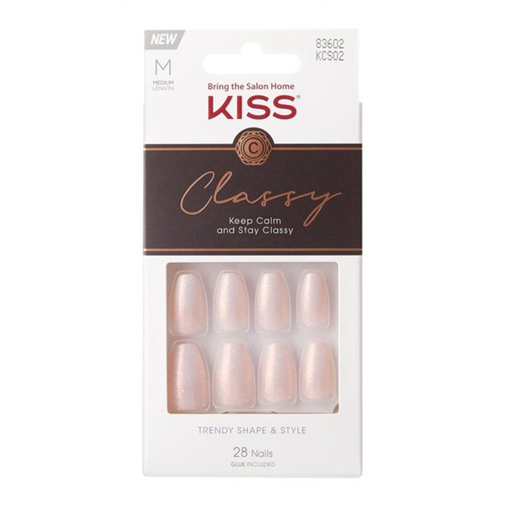 Kiss Classy Trendy Shape & Style Medium Nails 28's KCS02