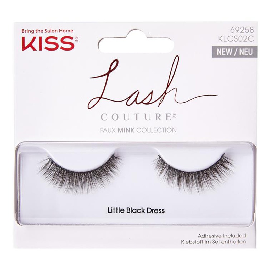 Kiss Lash Couture Faux Mink Collection Little Black Dress