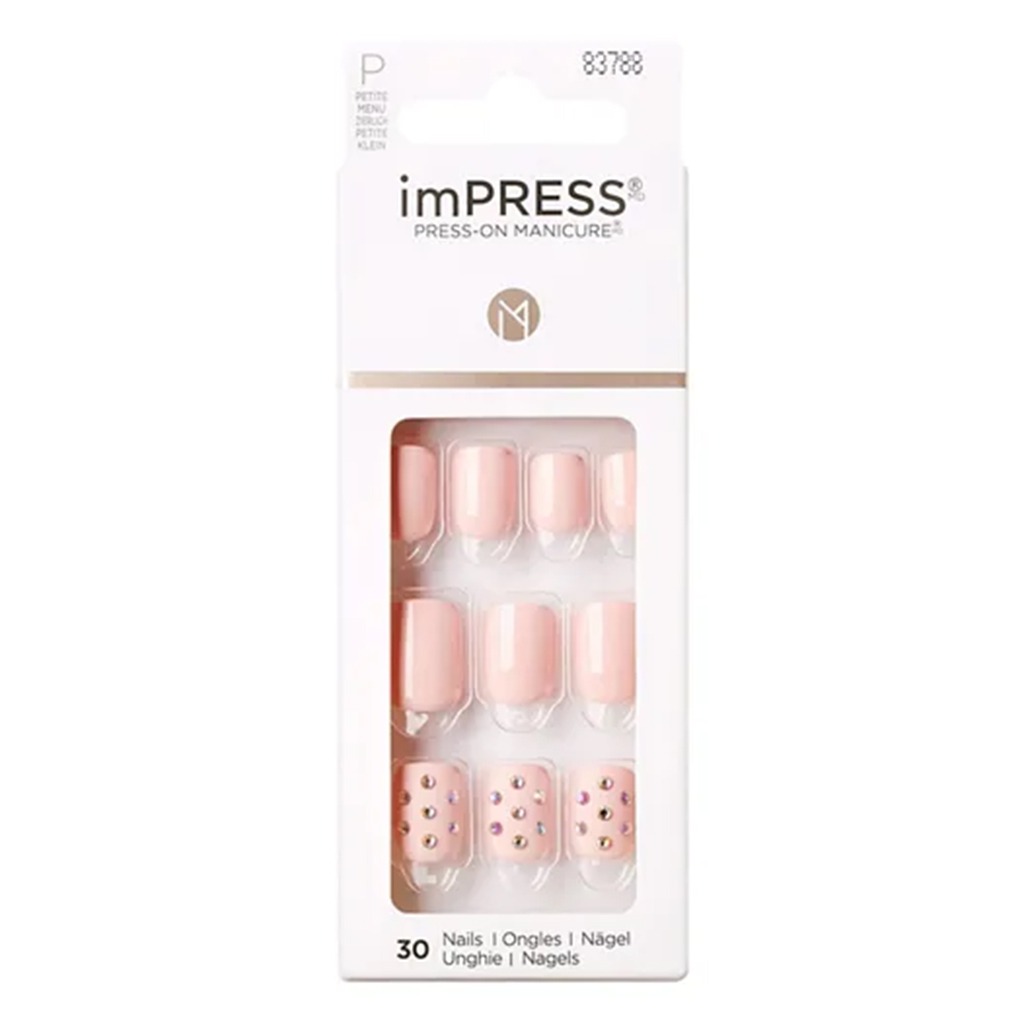 Kiss imPRESS Press On Manicure Nail Secrets Petite KIMP01C 30's