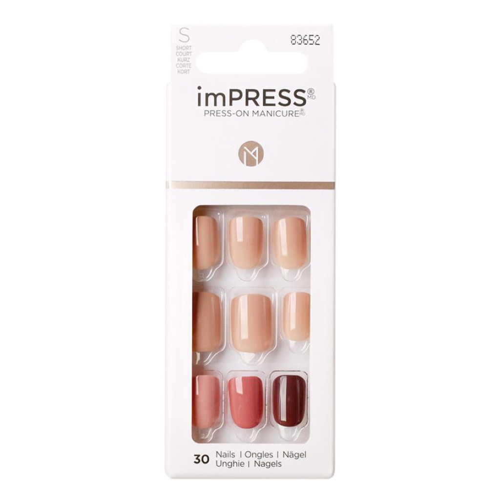 Kiss imPRESS Press On Manicure Before Sunset Short 30's
