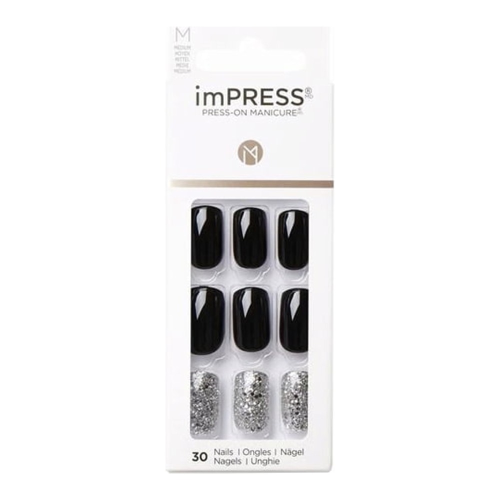 Kiss imPRESS Press On Manicure Destiny Medium 30's
