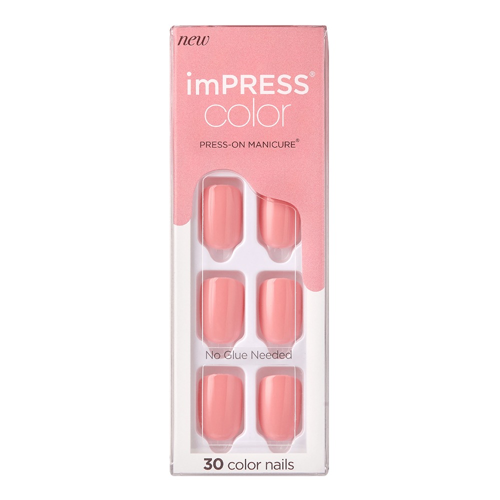 Kiss imPRESS Color Press On Manicure Pretty Pink 30's