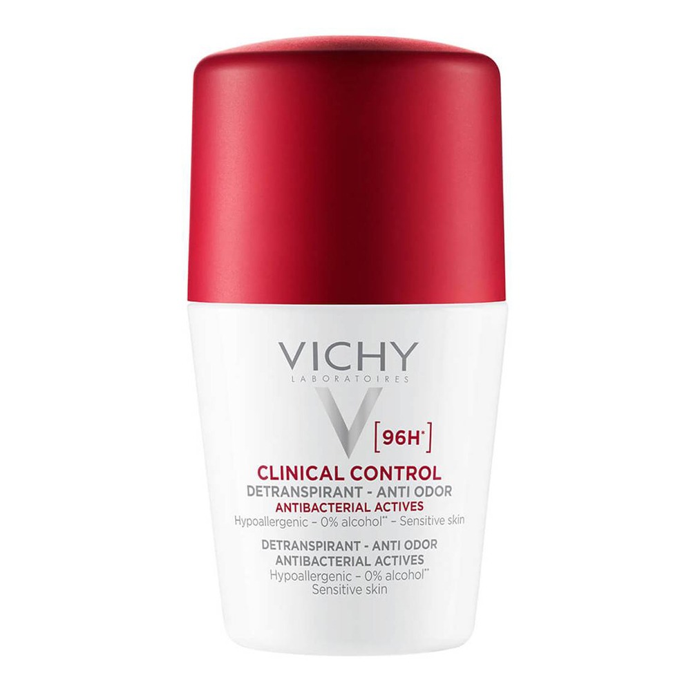Vichy 96 Hour Clinical Control Dry Touch Anti-Odour Deodorant Roll-On For Women 50ml