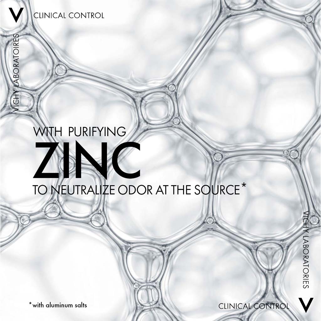 Vichy 96 Hour Clinical Control Dry Touch Anti-Odour Deodorant Roll-On For Men 50ml