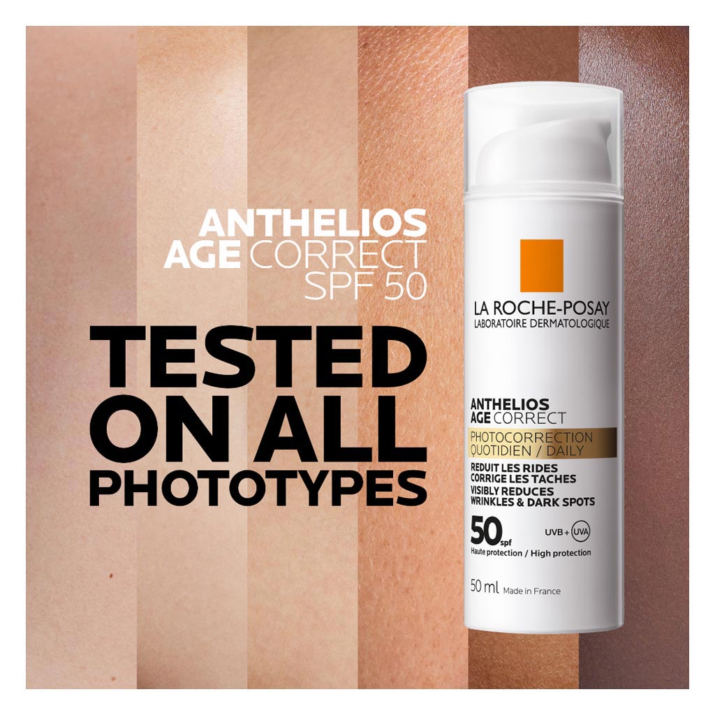 La Roche Posay Anthelios Age Correct SPF50 Anti-Ageing Invisible Sunscreen With Niacinamide 50ml