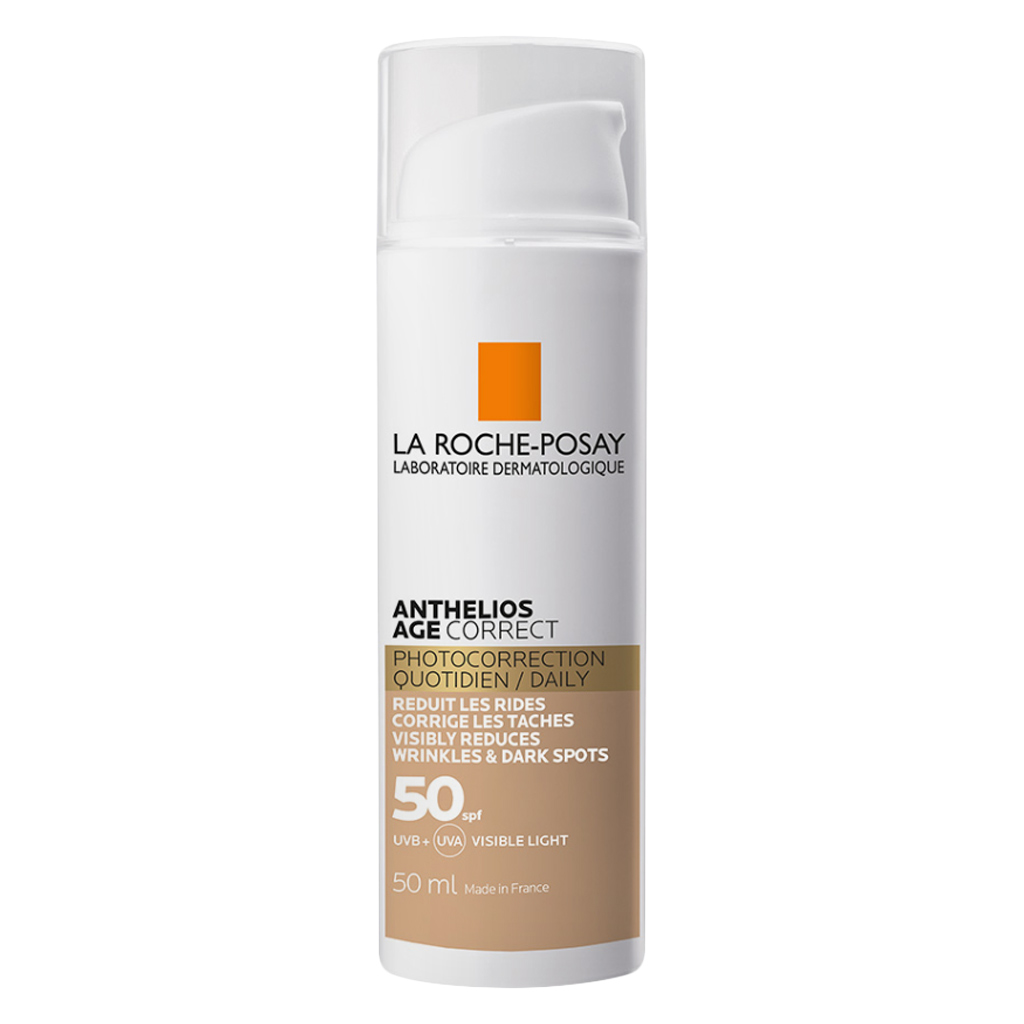 La Roche Posay Anthelios Age Correct SPF50 Tinted Anti-Ageing Invisible Sunscreen With Niacinamide 50ml