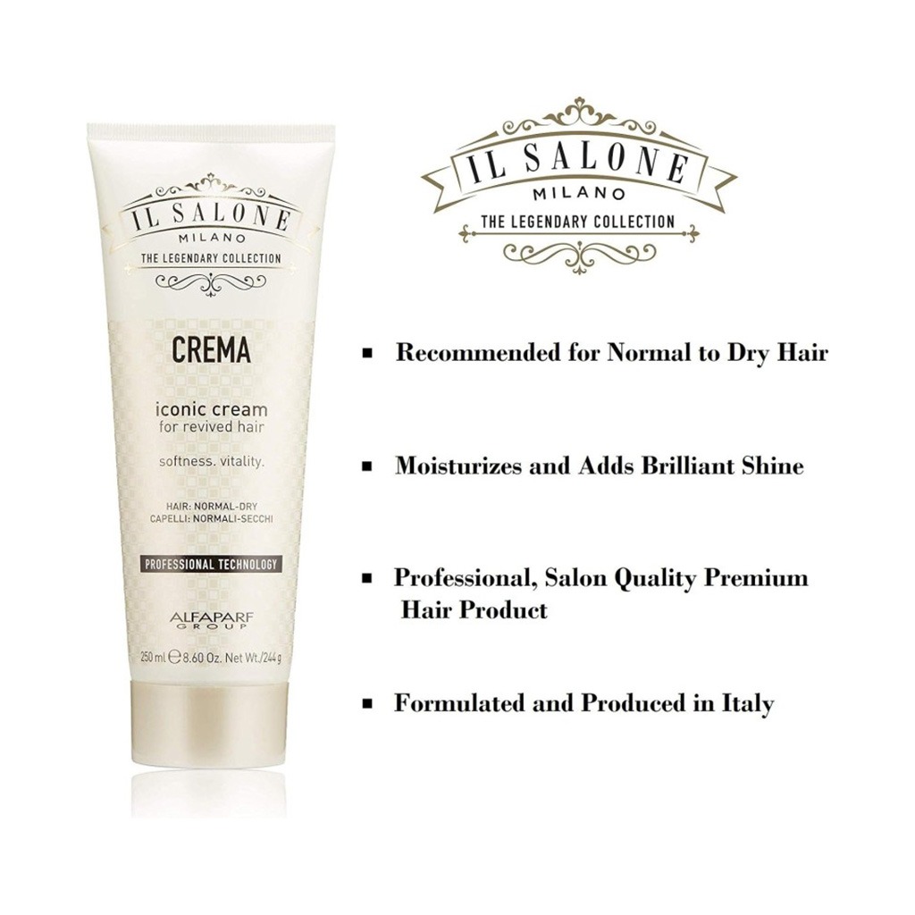 Alfaparf IL Salone Milano Iconic Cream For Normal Dry Hair 250ml
