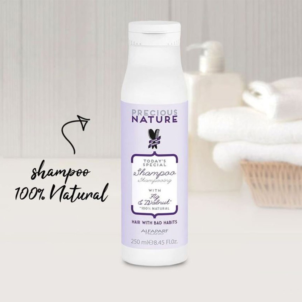 Alfaparf Milano Precious Nature Restructuring Shampoo With Fig & Walnut For Hair With Bad Habits 250ml