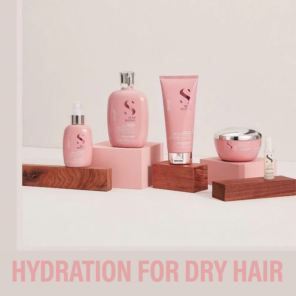 Alfaparf Milano Semi Di Lino Moisture Nutritive Essential Hair Oil For Dry Hair, Pack of 6 x 13ml Vials