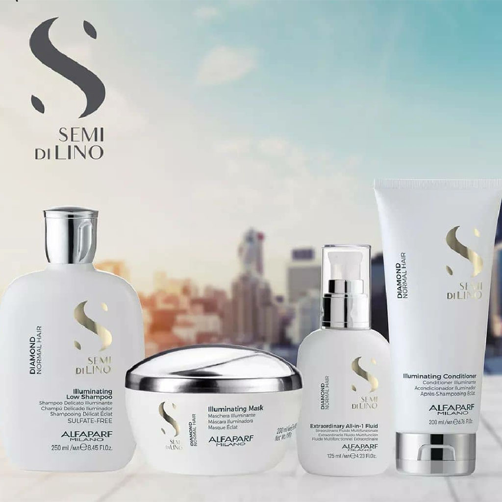 Alfaparf Milano Semi Di Lino Diamond Illuminating Hair Mask For Normal Hair 200ml
