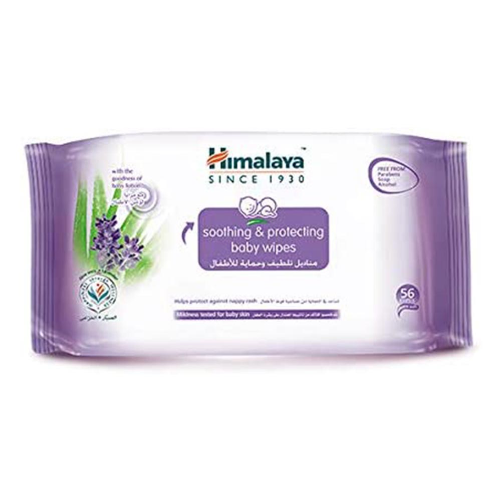 Himalaya Soothing & Protecting Baby Wipes 56's
