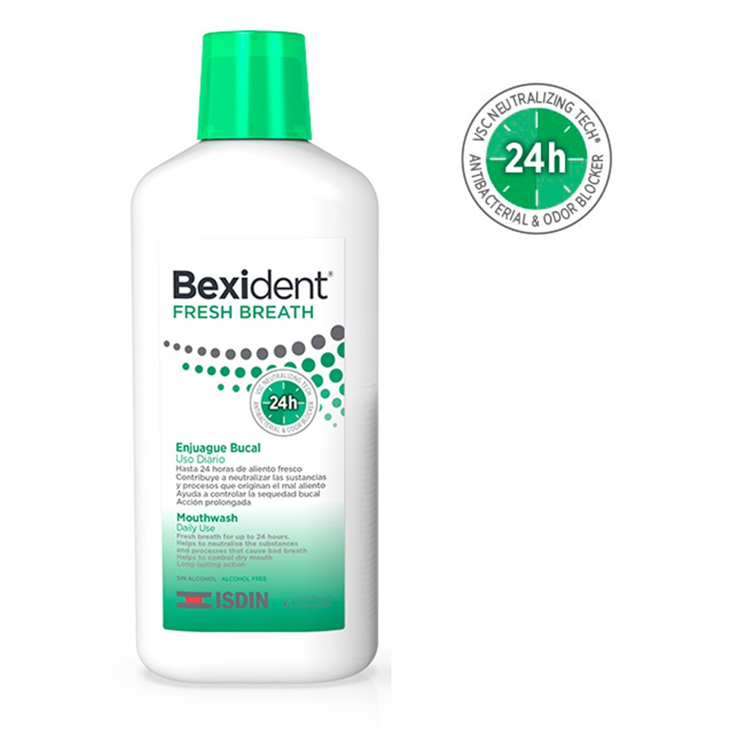 Isdin Bexident Fresh Breath Mouthwash 500 mL