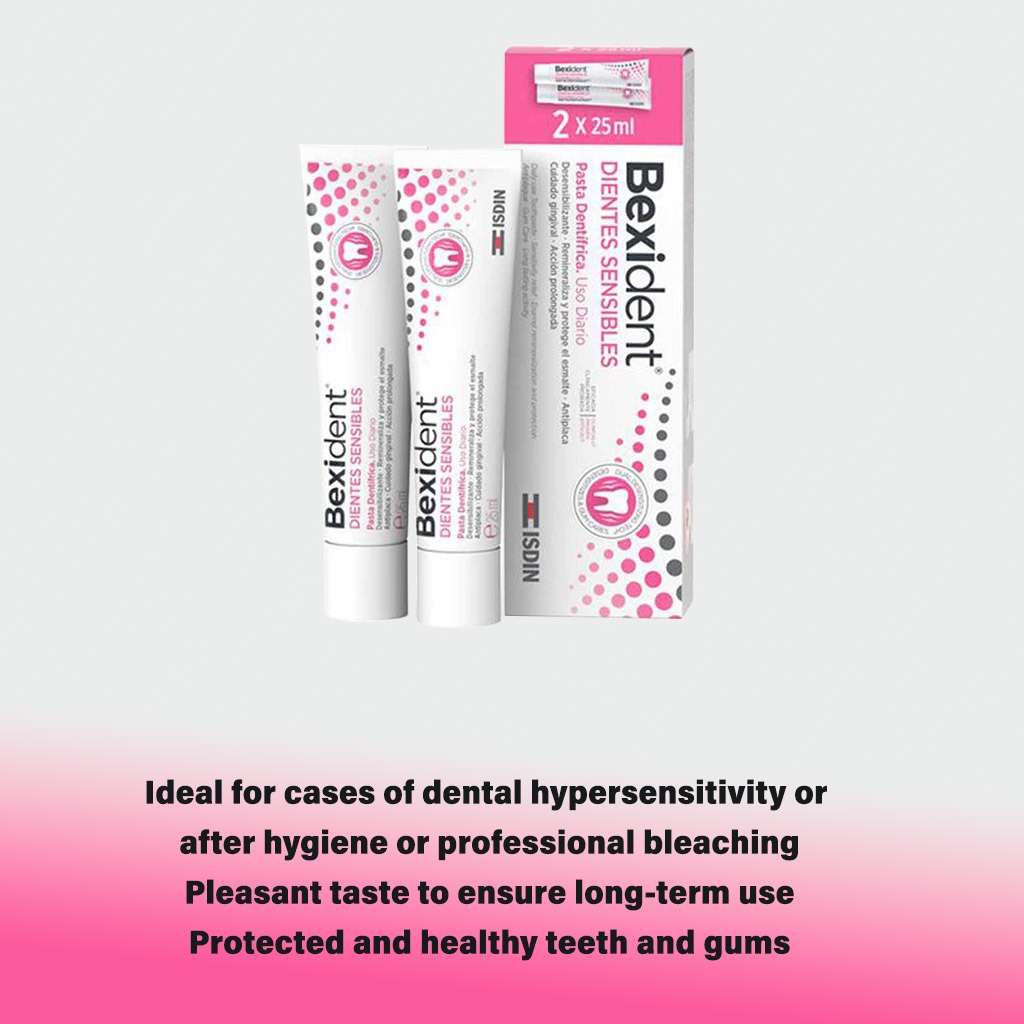 Isdin Bexident Sensitive Teeth Toothpaste 25 mL 2's