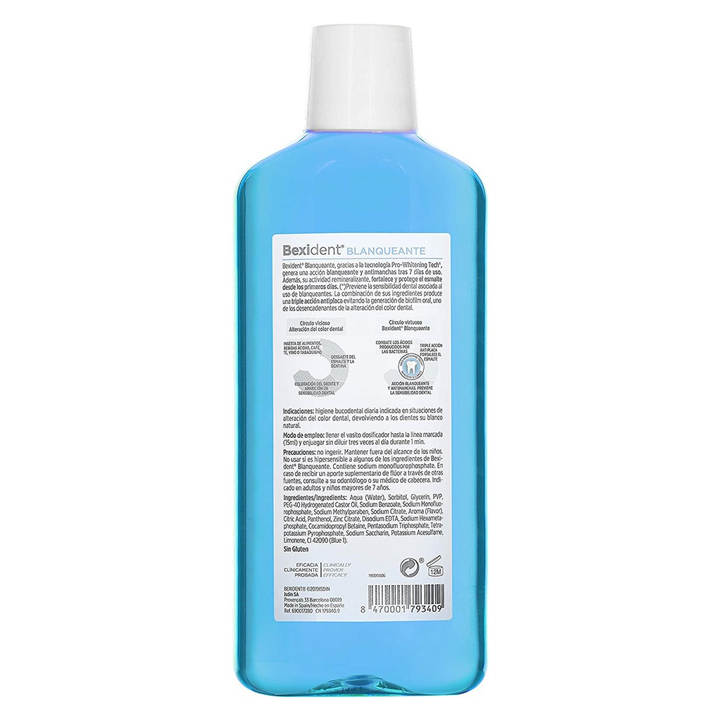 Isdin Bexident Whitening Mouthwash 500 mL