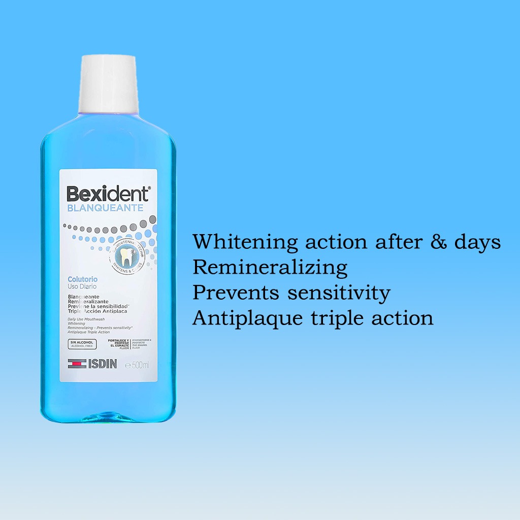 Isdin Bexident Whitening Mouthwash 500 mL