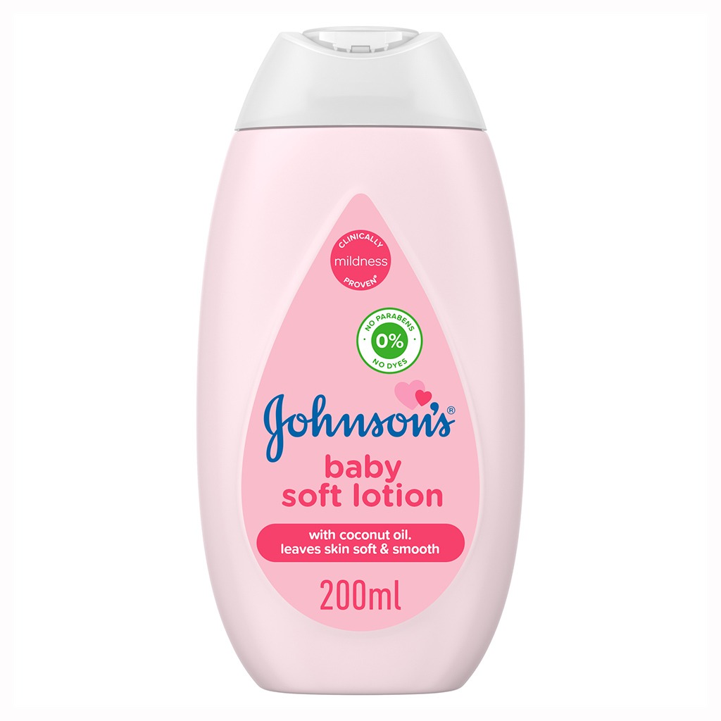 Johnson's Baby Soft Lotion With Coconut Oil 200ml